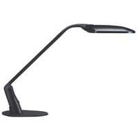 Lampe Duo Led Noire Sur Socle Prise Europe Unilux Manutan Fr