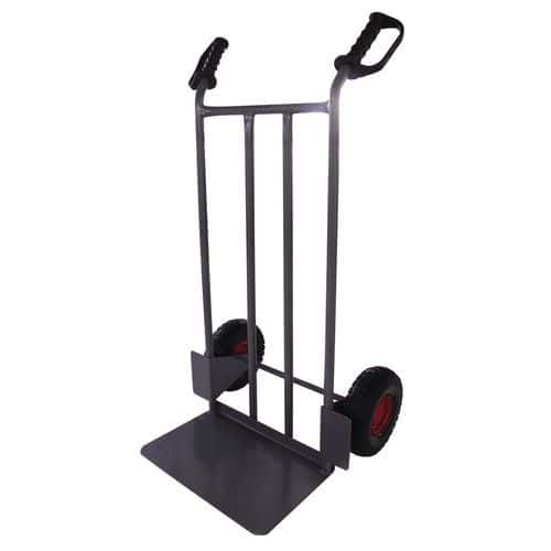 Diable ergonomique 350kg basculement assisté Roue pneumatique