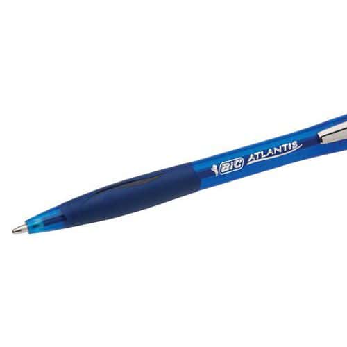 Stylo Bille R Tractable Et Rechargeable Bic Atlantis Soft Manutan Fr