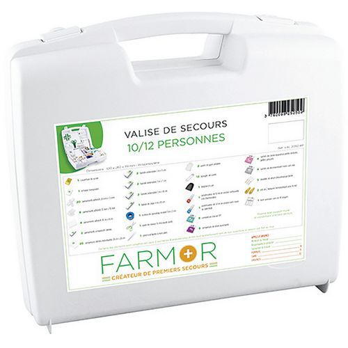 Valise De Secours Personnes Farmor Manutan Fr