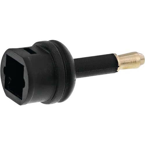 Adaptateur Toslink Femelle Vers Jack Mm Optique Male Tnb Manutan Fr