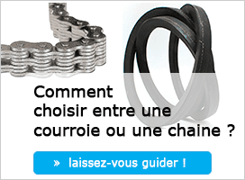 guide d'achat pour choisir entre une chaine ou courroie de transmission