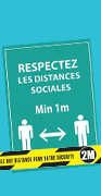 Maintenez vos distances de sécurité