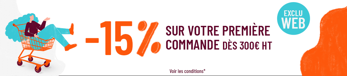 -15% sur votre première commande