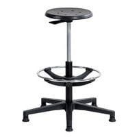 Tabouret Ergodyn assise réglable haute patins + repose-pieds - Sofame