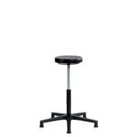 Tabouret ERGOLINE haut sur patins aluminium - Sofame