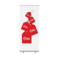 Roll-Banner Budget 85-200 Ensemble Complet Vendre - Showdown Displays