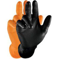 Taille M - Orange - gants en Nitrile synthétique, 50 pièces, en vinyle,  mécanique, étanche, pour le travail d - Cdiscount Bricolage
