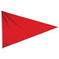 Flamme de baignade zone de danger 75 x 90 cm - rouge