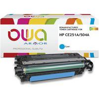 Toner remanufacturé HP CE251A - CANON 723C - OWA