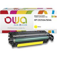 Toner remanufacturé HP CE252A - CANON 723Y - OWA