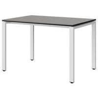 Table Malibu 120x80 cm pieds soudés stratifié chant surmoulé Manutan Expert