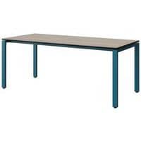 Table Malibu 180x80 cm 4 pieds strat. antibruit chant surmoulé Manutan Expert