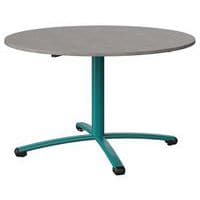 Table Malibu Ø 120 cm - stratifié chant ABS - Manutan Expert