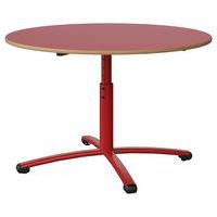 Table Malibu Ø 120 cm réglable T3/T6 stratifié chant alaisé - Manutan Expert