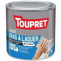 Enduit Gras A Laquer Int.Ext Pate 1Kg - Toupret