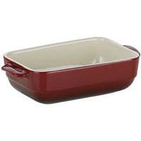 Plat Ceramique Malin Rouge 32X19X6.5Cm - Kela