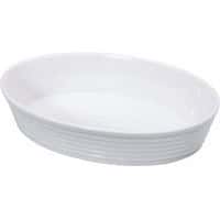 Plat A Four Ovale 30Cm Porcelaine Blc - Kuchenprofi