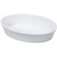 Plat A Four Ovale 35Cm Porcelaine Blc - Kuchenprofi