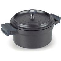 Cocotte Fonte Alu Revetue Noir Rd 28Cm - Lacor