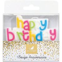 Bougie Plaque Happy Birthday Sur Pic - Le Chat