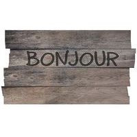 Tapis Boston Planche Gris 40X70Cm - Idmat