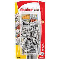 Cheville Nylon Colleret Sx 5X25 Bl/50 - Fischer