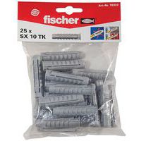 Cheville Sx 10Tk Sachet 25P. - Fischer Fixation