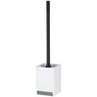 Brosse Wc Cube Blanc Pierre - Kela