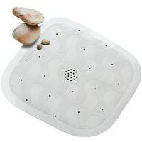 Tapis Douche 54X54Cm Blanc - Rayen