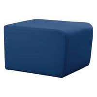 Pouf Leaf 65 x 50 cm tissu simili cuir Spouf