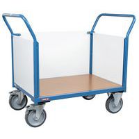 Chariot 500 kg - 2 dossiers et ridelle pvc  - FIMM