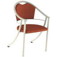 Fauteuil bridge 280 alu assise/dossier mousse tissu abaka Mobidecor