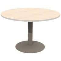 Table Mano T6 ronde Ø120 cm plateau stratifié alaisé Mobidecor