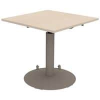 Table Mano mobile 80 x 80 cm hauteur réglable plateau stratifié ABS Mobidecor