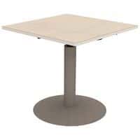 Table Mano 80 x 80 cm hauteur réglable plateau stratifié alaisé Mobidecor