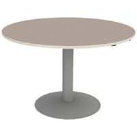 Table Mano ronde Ø120 cm hauteur réglable plateau stratifié alaisé Mobidecor