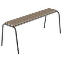 Banc Eben 120 cm hêtre massif blueprotech Mobidecor