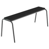 Banc Eben 120 cm hêtre massif vernis Mobidecor