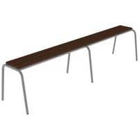 Banc Eben 200 cm hêtre massif vernis Mobidecor