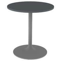 Table Eko Ø70 cm plateau stratifié piètement central Mobidecor