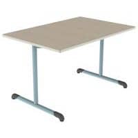 Table Bandana rectangulaire dégagement latéral strat polyuréthane Mobidecor