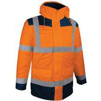 Veste parka orange amovible à manches longues amovibles 4x1 - Singer