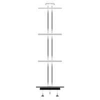 Colonne pivotante pour armoires Raaco - Hauteur 176 cm