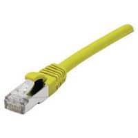 Cordon patch RJ45 - Câble droit Cat. 6 - Blindé SFTP - Jaune