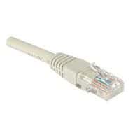 Cordon patch RJ45 - Câble droit Cat5E - Non blindé UTP - Gris