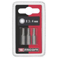 Jeux de 3 embouts pour vis 6 pans creux - Facom