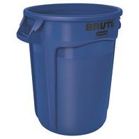 Conteneur rond Brute  avec conduits d'aération Bleu 121 L - Rubbermaid