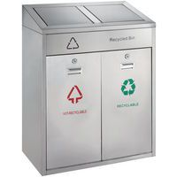 Poubelle Tri-Selectif 2x55L - Vepabins