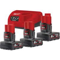 Pack 3 batteries M12 NRG-603 - Milwaukee